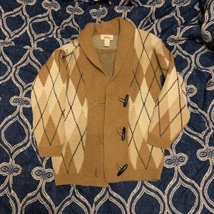 Vintage Argyle Cardigan